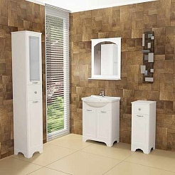 Dreja Тумба с раковиной Antia 65 белая – фотография-3